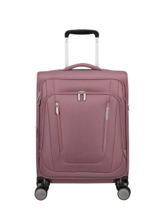 Valise cabine extensible 55 cm American Tourister Wanderlite Galactic Mauve, réf. 158076-A941