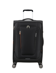 Valise soute extensible 68 cm American Tourister Wanderlite Shadow Black, réf. 158077-0614