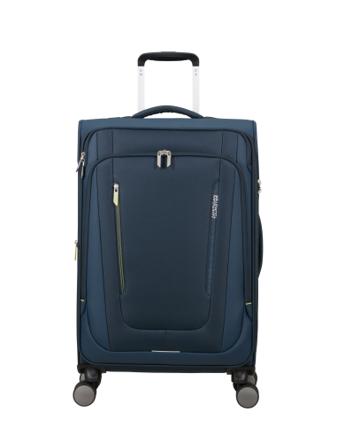 Valise soute extensible 68 cm American Tourister Wanderlite Bleu Marine Foncé, réf. 158077-1265