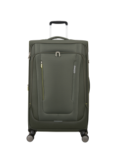 Valise soute extensible 79 cm American Tourister Wanderlite Dark Khaki, réf. 158078-3457