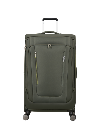 Valise soute extensible 79 cm American Tourister Wanderlite Dark Khaki, réf. 158078-3457