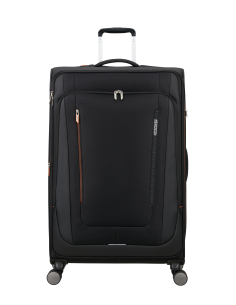 Valise soute XL extensible 84 cm American Tourister Wanderlite Shadow Black, réf. 158079-0614