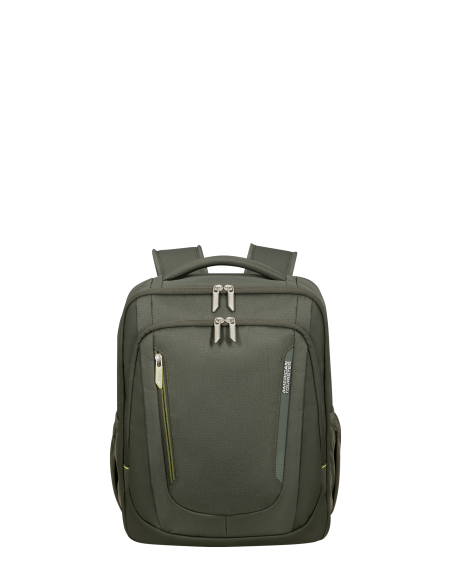 Sac à dos PC 15,6 pouces 40 cm American Tourister Wanderlite Dark Khaki, réf. 159231-3457