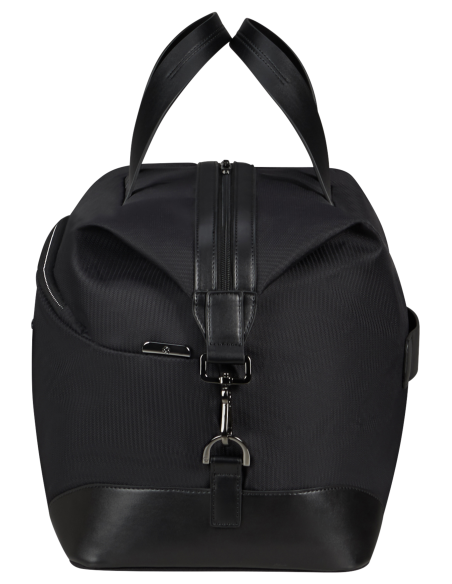 Sac de voyage 53 cm Samsonite Splendix Noir, profil et attache de bandoulière