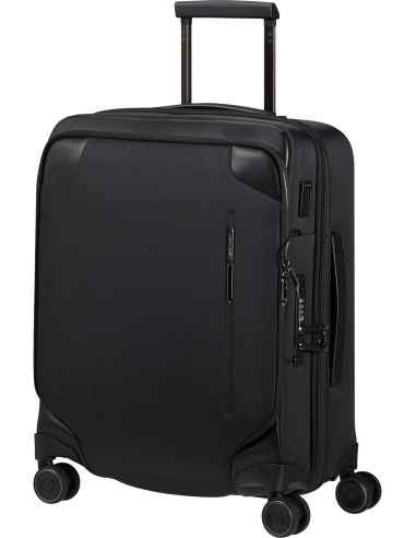 Valise 55 cm Samsonite Splendix Noir, vue de trois quarts