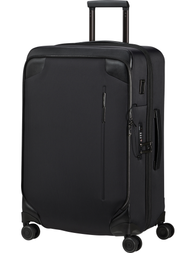 Valise 67 cm Samsonite Splendix Noir, vue de trois quarts