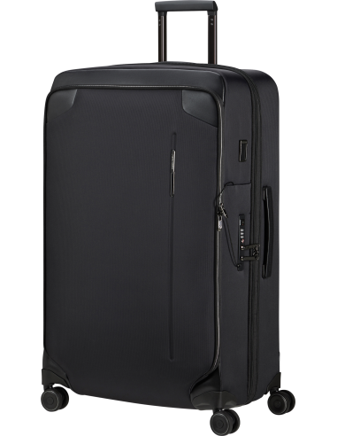 Valise 79 cm Samsonite Splendix Noir, vue de trois quarts