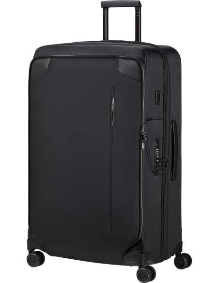 Valise 79 cm Samsonite Splendix Noir, vue de trois quarts