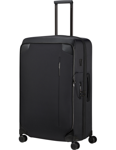 Valise 79 cm Samsonite Splendix Noir, poignée télescopique entièrement sortie