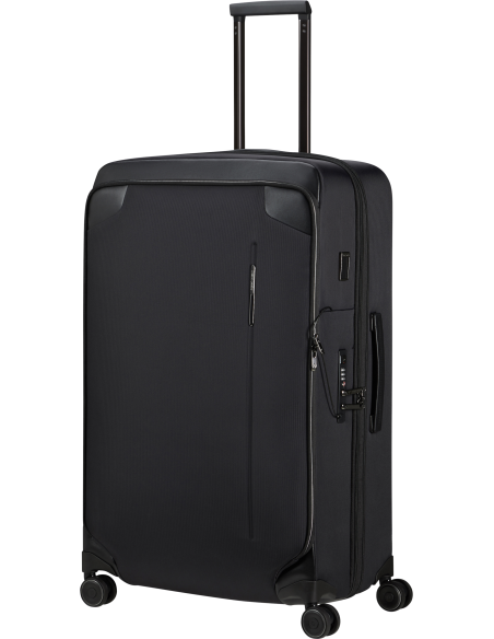 Valise 79 cm Samsonite Splendix Noir, poignée télescopique entièrement sortie