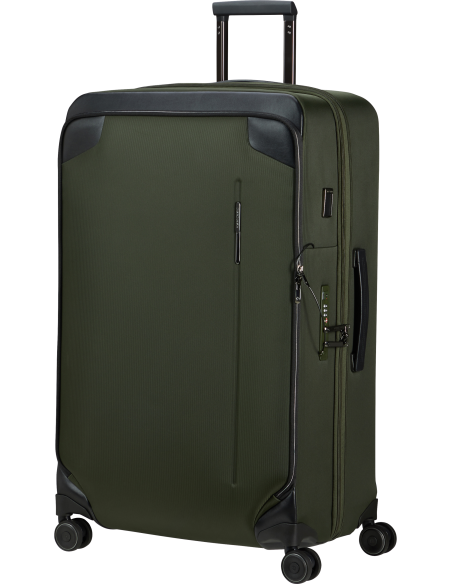 Valise 79 cm Samsonite Splendix Green/Black, vue de trois quarts
