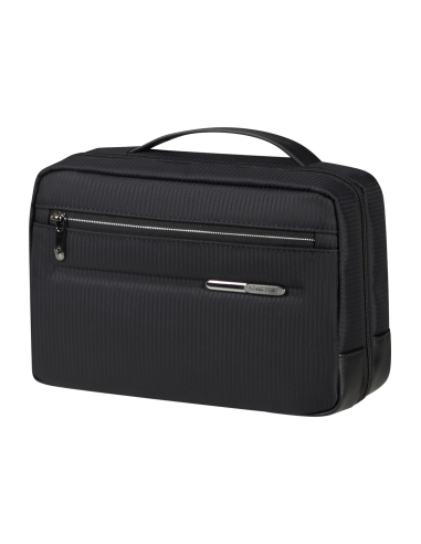 Trousse de toilette Samsonite Splendix Noir, vue de trois quarts