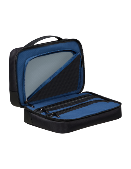 Trousse de toilette Samsonite Splendix Noir, intérieur ouvert et rangements