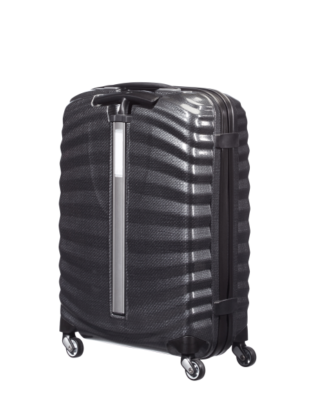 Samsonite Lite-Shock 55 cm Noir, vue arrière de trois quarts