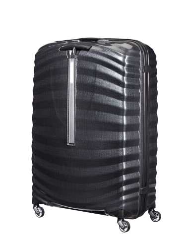 Samsonite Lite-Shock 81 cm Noir, vue arrière de trois quarts