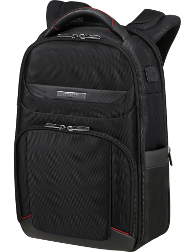 Sac à dos 14.1 pouces Samsonite Pro-DLX 6 Noir, vue de trois quarts