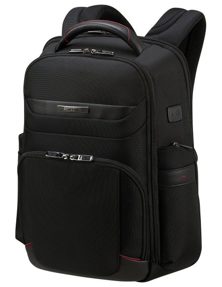 Sac à dos Slim 15.6 pouces Samsonite Pro-DLX 6 Noir, vue de trois quarts