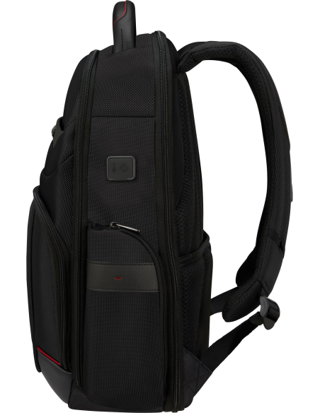 Sac à dos Slim 15.6 pouces Samsonite Pro-DLX 6 Noir, vue de profil