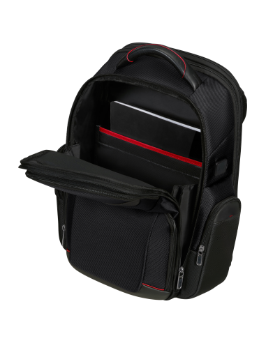 Sac à dos extensible 15.6 pouces Samsonite Pro-DLX 6 Noir, rangement frontal ouvert