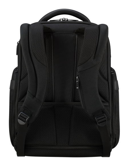 Sac à dos sous-siège 15.6 pouces Samsonite Pro-DLX 6 Noir, vue arrière et bretelles