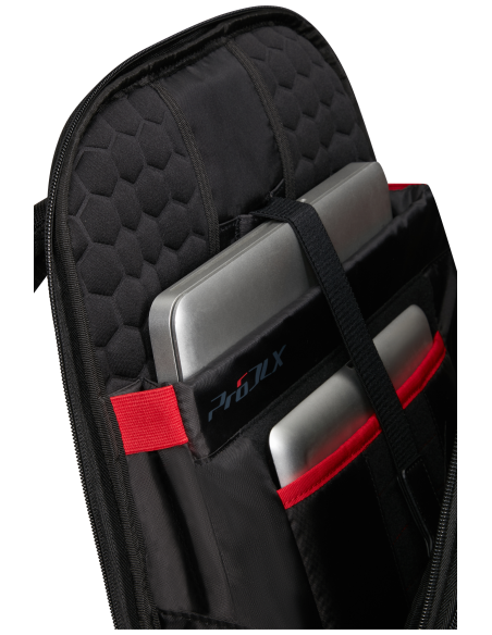 Sac à dos extensible 17.3 pouces Samsonite Pro-DLX 6 Noir, compartiments ordinateur et tablette
