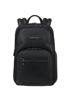 Sac à dos en cuir 14.1 pouces Samsonite Pro-DLX Leather Noir, réf. 158685-1041