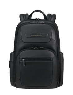 Sac à dos en cuir 15.6 pouces Samsonite Pro-DLX Leather Noir, réf. 158686-1041