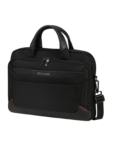 Serviette Slim 15.6 pouces Samsonite Pro-DLX 6 Noir, vue de trois quarts
