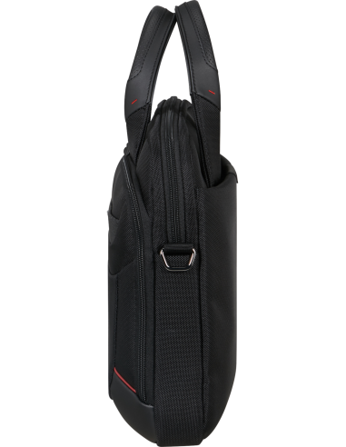 Serviette Slim 15.6 pouces Samsonite Pro-DLX 6 Noir, vue de profil
