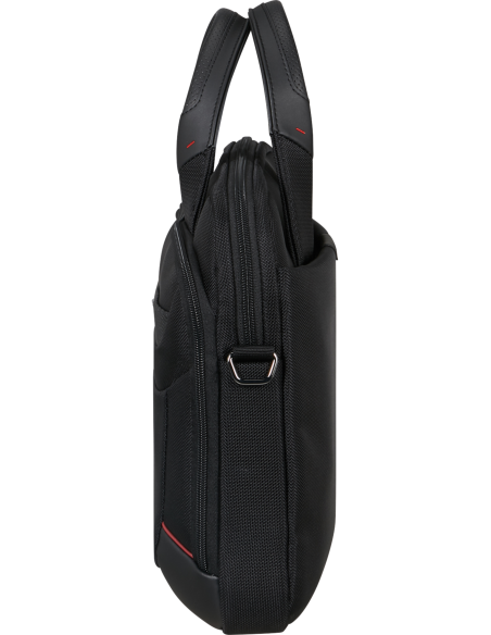 Serviette Slim 15.6 pouces Samsonite Pro-DLX 6 Noir, vue de profil