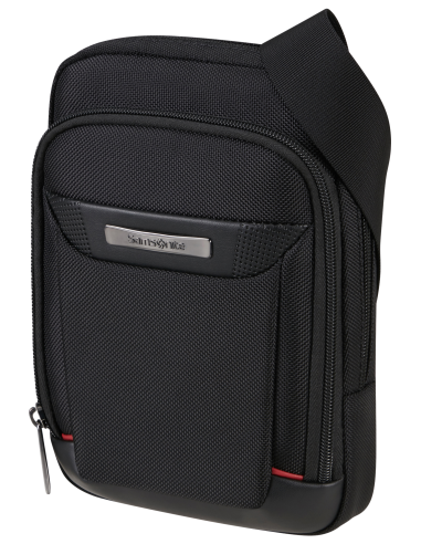 Sac porté croisé S Samsonite Pro-DLX 6 Noir, vue de trois quarts
