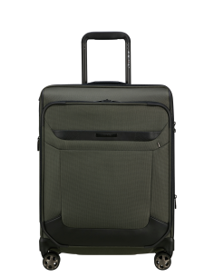 Valise cabine 4 roues extensible 55 cm Samsonite Pro-DLX 6 Vert, réf. 148135-1388