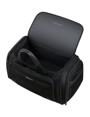 Sac de voyage 53 cm Samsonite Pro-DLX 6 Noir, rangements intérieurs ouverts