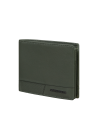 Portefeuille compact en cuir 6 cartes et monnaie Samsonite Pro-DLX 6 SLG Vert, réf. 144539-1388