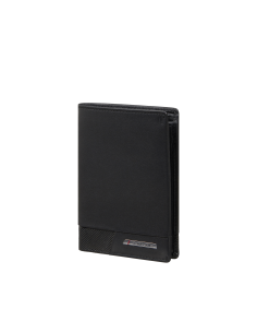 Portefeuille vertical en cuir 6 cartes Samsonite Pro-DLX 6 SLG Noir, réf. 144540-1041
