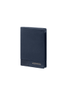 Portefeuille vertical en cuir 6 cartes Samsonite Pro-DLX 6 SLG Night Blue, réf. 144540-1615