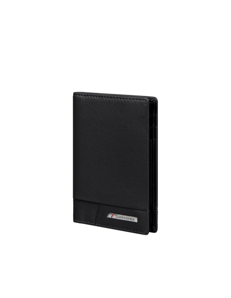 Portefeuille fin en cuir 6 cartes Samsonite Pro-DLX 6 SLG Noir, réf. 147796-1041