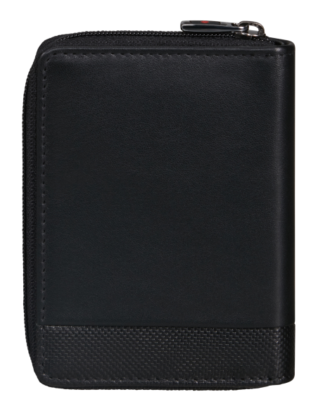 Portefeuille fin 8 cartes et monnaie zippée Samsonite Pro-DLX 6 SLG Noir, vue arrière
