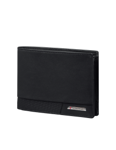 Portefeuille en cuir 10 cartes et monnaie Samsonite Pro-DLX 6 SLG Noir, réf. 144537-1041