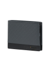 Portefeuille en cuir 10 cartes et monnaie Samsonite Pro-DLX 6 SLG Charcoal Amber, réf. 144537-B061