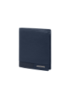 Portefeuille en cuir 15 cartes et monnaie zippée Samsonite Pro-DLX 6 SLG Night Blue, réf. 144541-1615