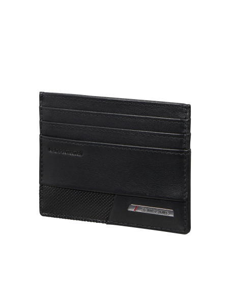 Porte-cartes en cuir 6 cartes Samsonite Pro-DLX 6 SLG Noir, réf. 144547-1041