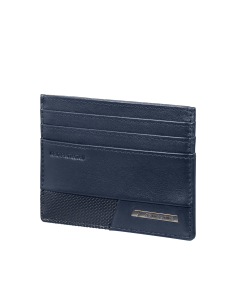 Porte-cartes en cuir 6 cartes Samsonite Pro-DLX 6 SLG Night Blue, réf. 144547-1615