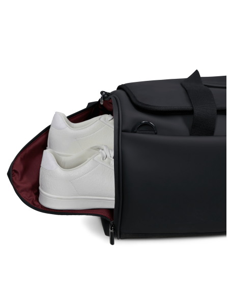 Sac 72H Lipault Lost In Berlin Noir, poche à chaussures ouverte