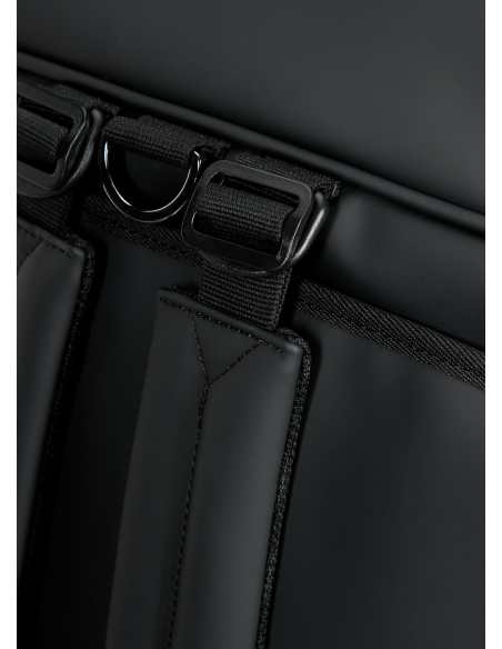 Sac 72H Lipault Lost In Berlin Noir, attaches des bretelles