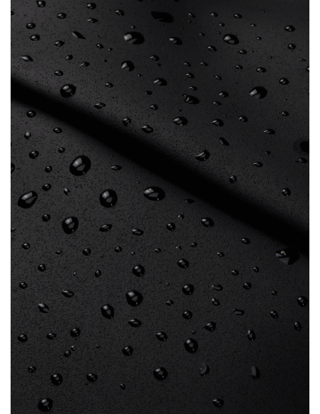 Sac 72H Lipault Lost In Berlin Noir, détail de la matière avec gouttes d’eau
