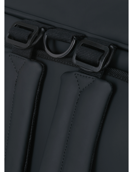 Sac 48H Lipault Lost In Berlin Noir, attaches des bretelles