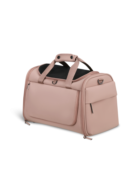 Sac pour animaux Lipault Lost In Berlin Rose Quartz, vue de trois quarts