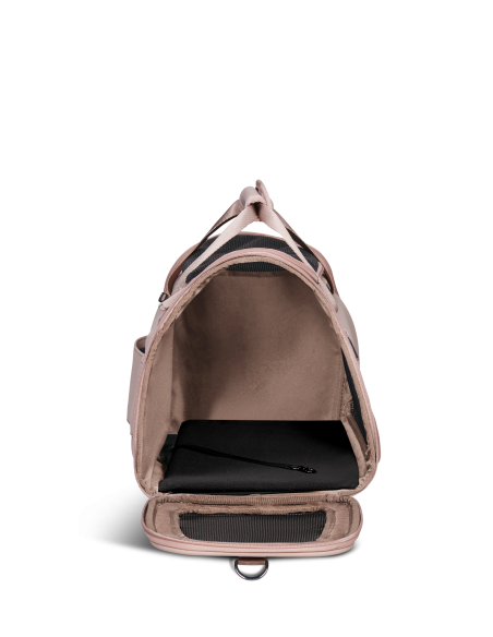 Sac pour animaux Lipault Lost In Berlin Rose Quartz, intérieur avec coussin