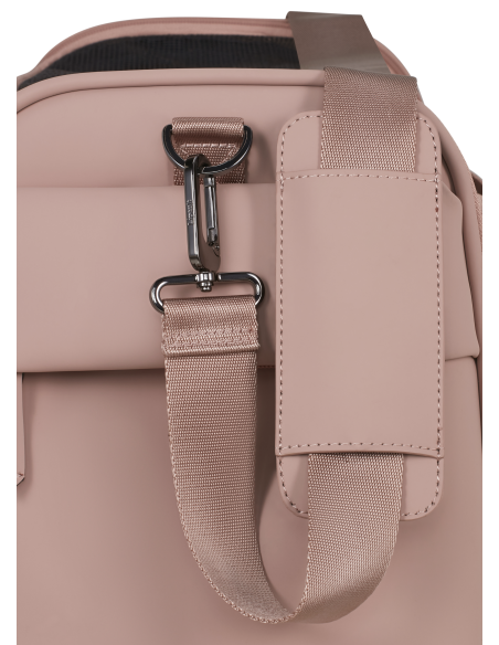Sac pour animaux Lipault Lost In Berlin Rose Quartz, bandoulière et fixation